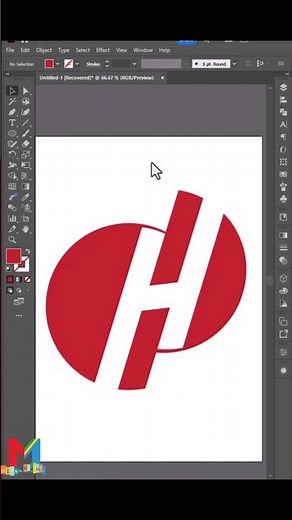 Want a COOL H Logo Design? Watch This Now