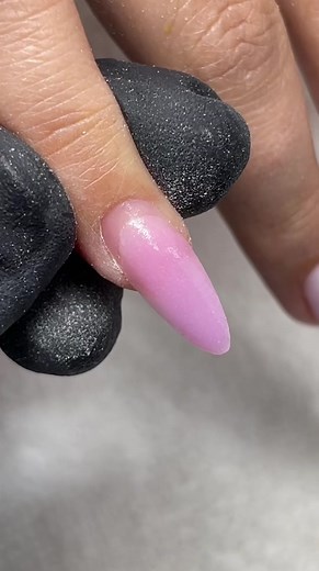 White and Pink Ombre Acrylic Nail Application Tutorial