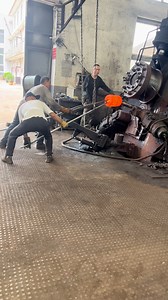 4M views · 20K reactions | Make in China These Men Work Where Machines Overheat #process #machine #machine #forging #blacksmith #fblifestyle | Inside the factory | Facebook