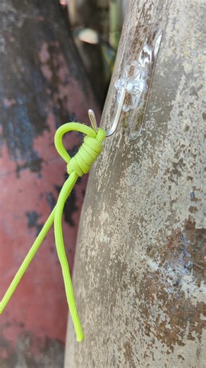 Very strong adjustable rope knot. #rope #tie #diy