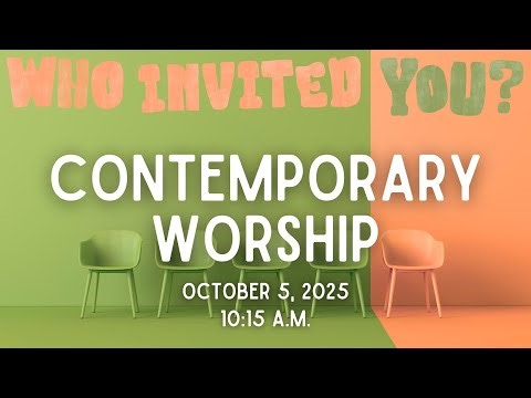 October 5, 2025 Contemporary Worship