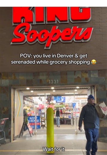 Never a dull moment 😂 #denver #colorado #kingsoopers #pov #fyp | Denver
