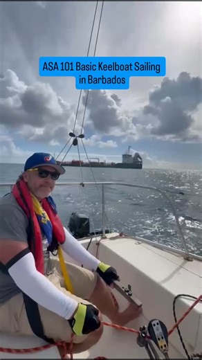 Wet & Salty Adventure Sailing School | ASA 101 Basic Keelboat Sailing in Barbados. Day 2 #learntosail #asa101 #sailingmilesnotmeetings | Instagram