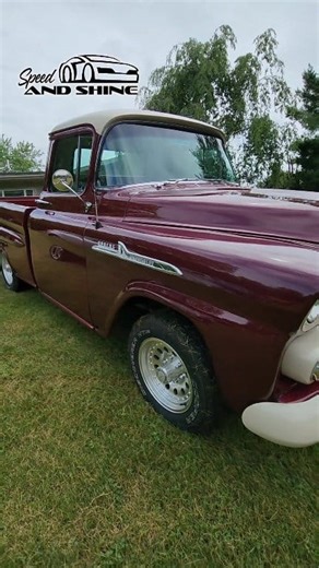 1958 Apache Fleetside for Truck Tuesday #car #truck #classiccarshow #automotive #carswithoutlimits #carsofinstagram #classictruck #classictrucksdaily #chevy #chevyapache | Speed and Shine