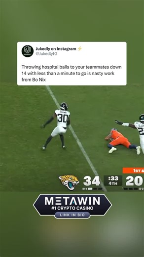 Football and Sports Content on Instagram: "Bo Nix throwing the mother of all hospital balls to get Pat Bryant spine broken"