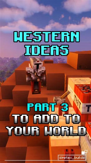 Antwort auf @krokodilchi as wished... the 3rd Part of Western Ideas for your World! #minecraftwestern #minecraftbuilds #minecraftideas #minecraft #foryou