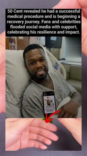 50 Cent Shares Health Update After Procedure - Fans Show Massive Support 😘 #short #hiphop