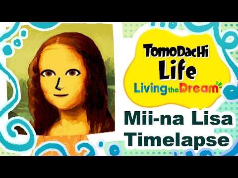 Tomodachi Life LTD ~ Mii-na Lisa timelapse