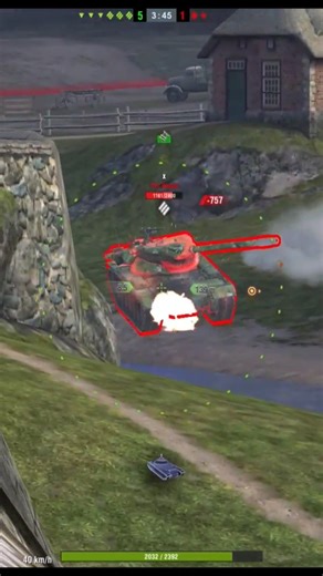 T110E5 Heavy Tank Leads the Charge! 💥 | WoT Blitz Shorts