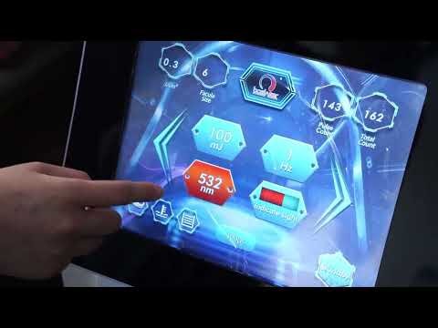 Stationary nd yag laser machine