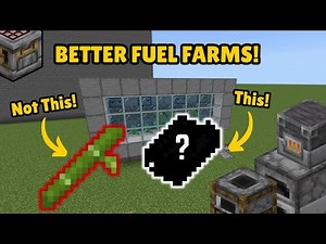 How to Build BETTER Auto FUEL FARMS in Minecraft!