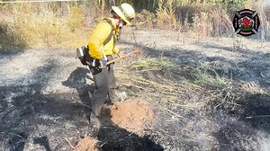 Brush Fire Threatens Homes in Bothell’s Wildland Urban Interface At approximately 3:30 PM this afternoon, Snohomish Regional Fire & Rescue responded to a rapidly growing brush fire in the 19100 block of 43rd Ave SE in Bothell. The fire was burning beneath high-tension power lines, with flames reaching six feet high and several trees fully engulfed. A large power line had detached from its pole and was hanging dangerously low to the ground. Puget Sound Energy (PSE) quickly de-energized the line t