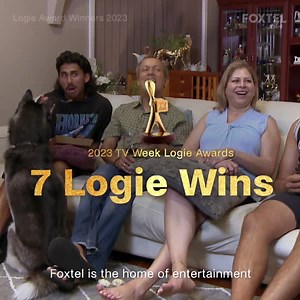 7 Logies! 🏆Congratulations to our Logie Award winners, forever etched in history. Watch The Twelve, Gogglebox Australia and Colin From Accounts, On Demand on Foxtel. | Foxtel