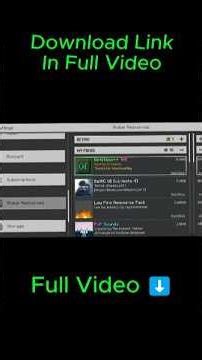 Best LAG FIX Mod For 2GB/3GB Ram Devices MCPE 1.21+ #minecraft #shorts