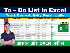 The Ultimate Excel To Do List & Activity Tracker – Easy & Powerful