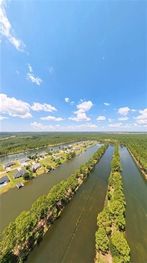 These water ski lakes are hidden in Milton, Florida.