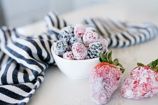 Easy Sugared Berries - Cooking With Karli