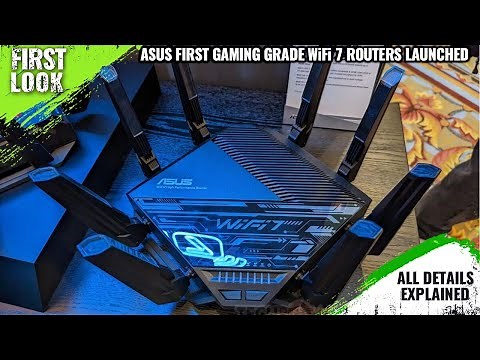 ASUS First Gaming Grade RT-BE96U Dual-band WiFi 7 Router Showcased At CES 2023