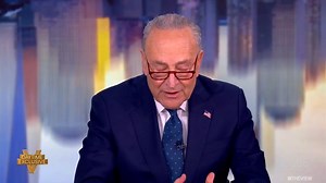 "I FELT AS A LEADER I HAD TO DO IT." Senate Minority Leader Chuck Schumer defends his decision to vote for the Republicans' House-approved government funding bill, telling 'The View' a government shutdown would have been "devastation like we have never seen." | The View