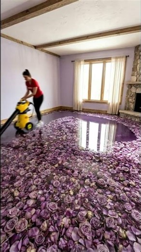 poxy Flooring Installation & Suspended Bed A Masterpiece of Industrial Rustic Interior Design