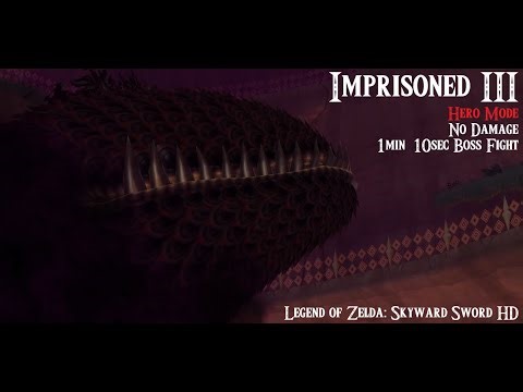 IMPRISONED III - No Damage [1m 10s Boss Fight] HERO MODE | Legend of Zelda: Skyward Sword HD