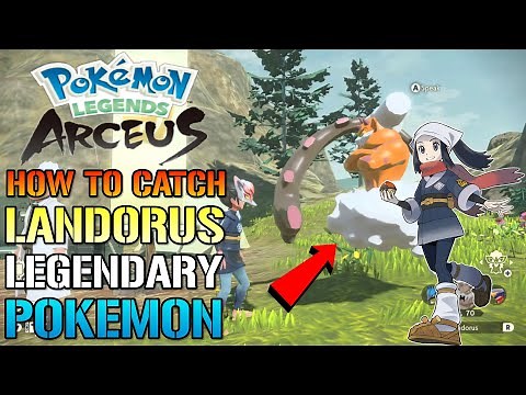Pokemon Legends Arceus: How To Catch LANDORUS! Legendary Pokemon Guide