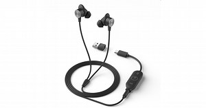 Logitech Zone Wired Earbuds (Graphite, Microsoft Teams)