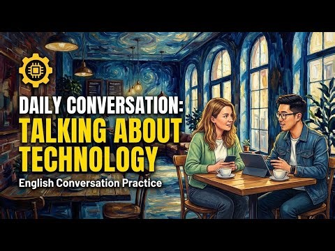 Daily English Conversation: Talking About New Technology & Gadgets at a Cafe
