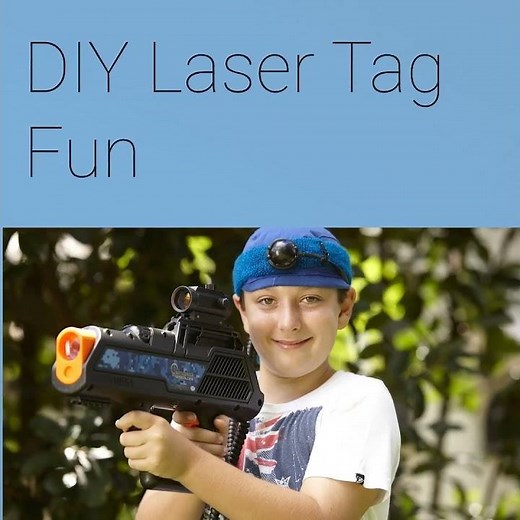 Ready? Aim... FUN! 🎯 DIY Backyard Laser Tag is the Ultimate Party Hack