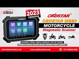 MOTORBIKE TOOL- HOW TO USE OBDSTAR MS80- UNBOXING- ADVANCE OBDSTAR TOOL