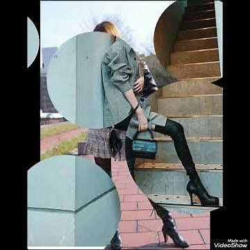 Stylish and best collection of long leather and latex thigh high heel boots for women and girls