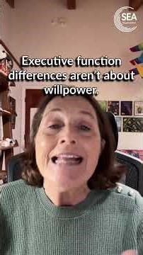 Executive function differences aren’t about willpower.