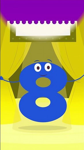 A música do número 8 🐙 Aprenda a escrever o número 8 🌊