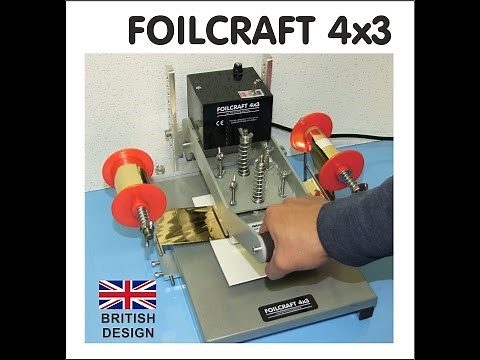 Hot Foil Stamping Machine, Embossing, Debossing, Leather Embossing Machine