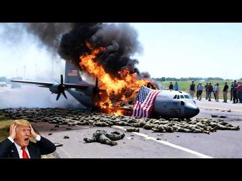 13 minutes ago: 5 US C-130 aircraft carrying 6,500 troops were destroyed by Russian Su-57 aircraft.