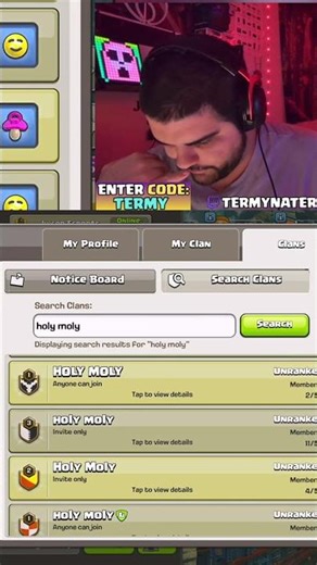I CAN'T FIND MY HOLY MOLY CLAN🔥(Clash Of Clans)
