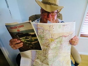 Oregon Map, Places to Go ASMR, 1 full hour