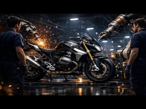 Inside BMW Motorcycle Factory – From Raw Metal to Final Bike