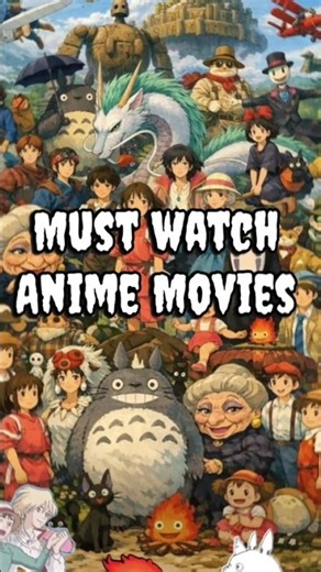 TOP ANIME MOVIES! #anime #bestanimetowatch #animemovie #anime #animemovies #mustwatchanime#trending