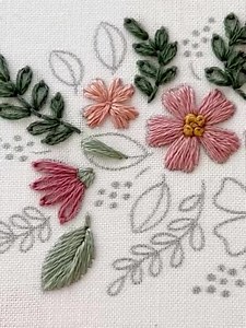 Beginner Embroidery Kit - STITCH SAMPLER, Floral Hand Embroidery Kit for Beginners With Video Tutorial - Etsy