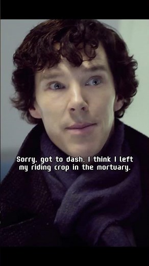 You told him about me? #Sherlock #SherlockHolmes #JohnWatson #BenedictCumberbatch #movie