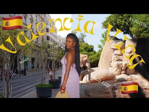 SPAIN VLOG|| 4 Days in Valencia + Beach trip + Food+ Exploring