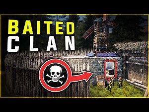 BAITING CLANS into our DEADLY TRAP BASE - Rust Trap Base Gameplay