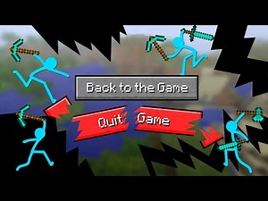 Stickman Animation Vs Minecraft ~ CRASH THE GAME / Animator vs Animation Cartoon