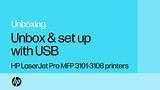 HP LaserJet Pro MFP 3101-3108 sdn/sdw Printer series Setup | HP® Support
