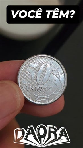 Wellington on Instagram: "🔥 O Segredo da Moeda de 50 Centavos 2020: Verifique o Reverso Agora Mesmo! Será que você tem um item raro na sua carteira sem saber? Neste vídeo, exploramos a fundo a moeda de 50 centavos do ano 2020. Existe um detalhe muito específico no seu reverso que está chamando a atenção de colecionadores em todo o Brasil e transformando uma simples moeda de troco em uma peça de estudo na numismática. Muitas pessoas deixam passar batido, mas quem conhece os detalhes ocultos sabe