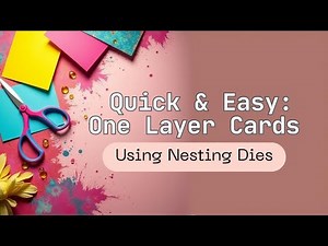 Simple Trick for WOW Single Layer Cards: The Easiest Way to Make Single Layer Cards Look AMAZING ✂️✨