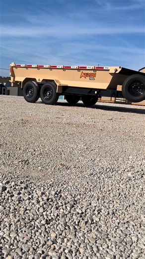 Aother beautiful Arrow Trail dump trailer sold! | Southern Boy Sheds & Trailers
