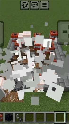 Minecraft TNT explored #gaming #minecraft #viralvideo