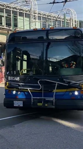 TransLink CMBC 2009 NFI DE60LFR B8148 departs Joyce Station on R4 41st Avenue to UBC Exchange